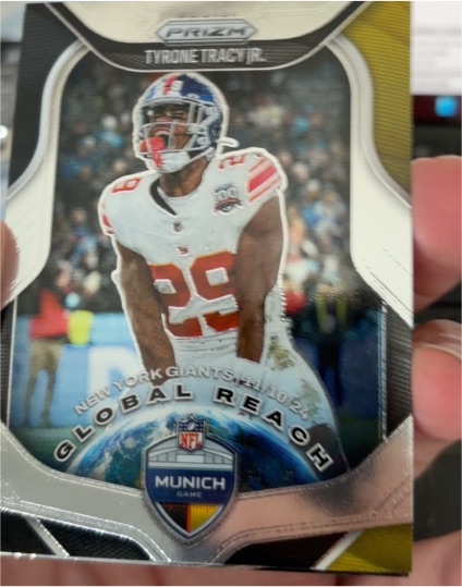 2025 Panini Prizm #10 Tyrone Tracy Jr. Global Reach Munich — front