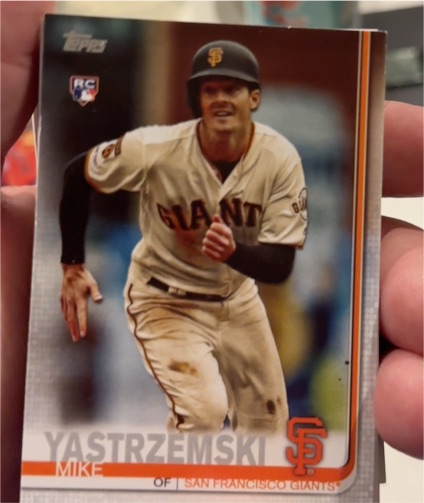 2019 Topps Update #US245 Mike Yastrzemski — front