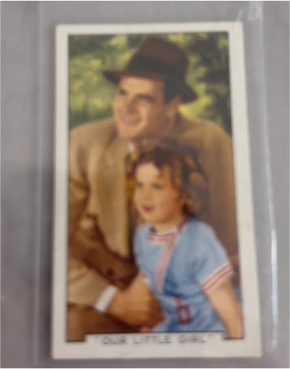 1936 Gallaher Film Episodes #5 Shirley Temple Our Little Girl — front