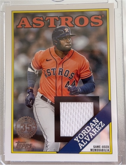 2023 Topps Series 1 1988 Relic #88R-YA Yordan Alvarez — front