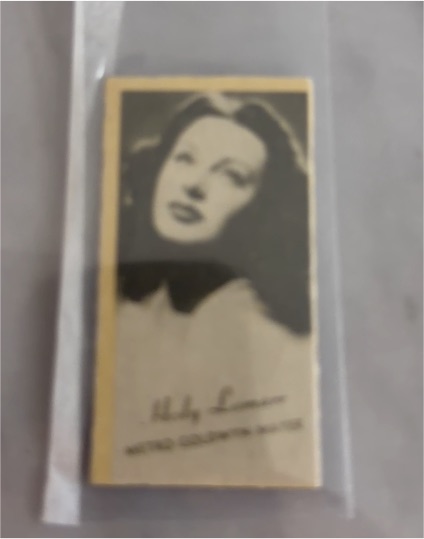 1948 Topps Magic Photos (Movie Stars) #14 Hedy Lamarr — front
