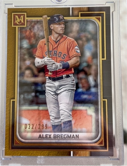 2023 Topps Museum Collection #17 Alex Bregman — front
