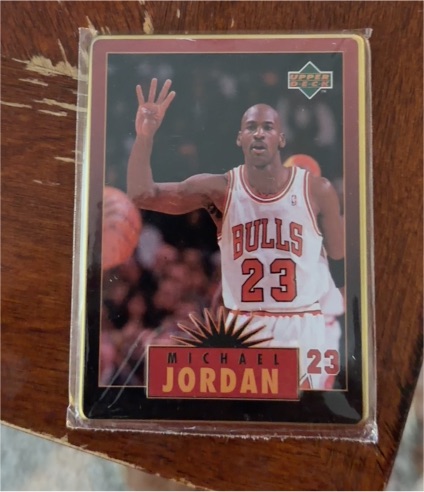 1996 Upper Deck Metal #4 Michael Jordan — front