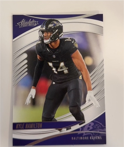 2025 Panini Absolute #28 Kyle Hamilton — front