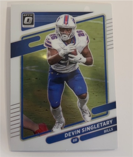 2021 Panini Donruss Optic #54 Devin Singletary — front