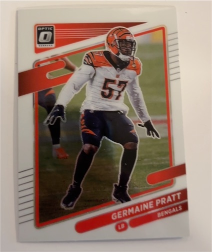 2021 Panini Donruss Optic #136 Germaine Pratt — front