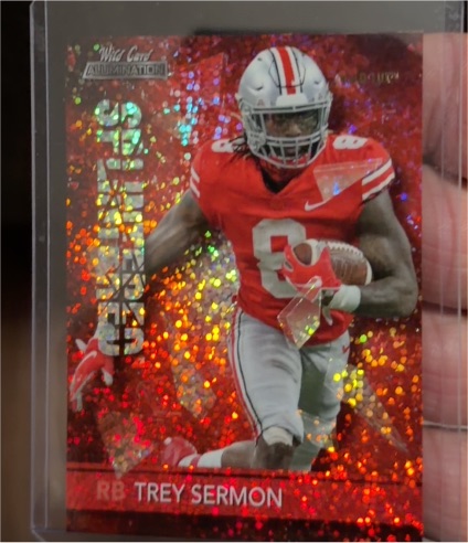 2021 Wild Card Alumination #SP-21 Trey Sermon — front