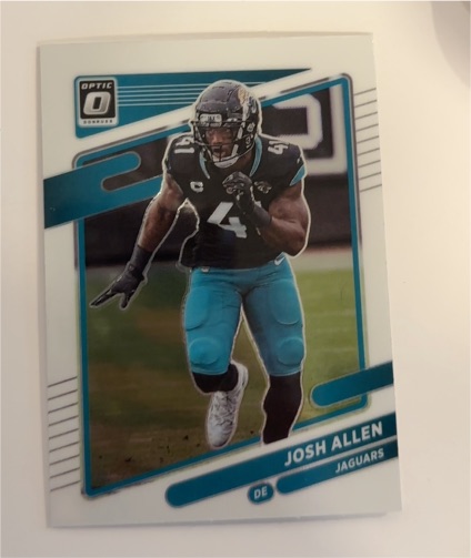 2021 Donruss Optic #118 Josh Allen — front