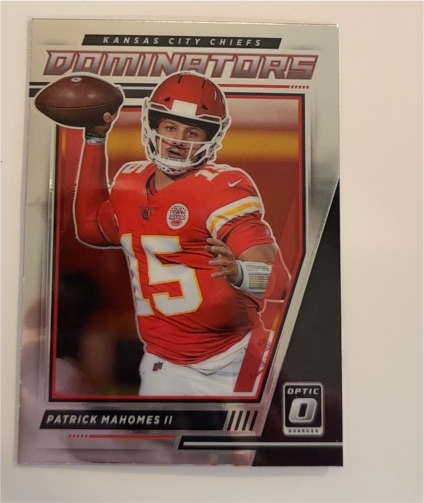 2021 Panini Donruss Optic #DM-PM Patrick Mahomes II Dominators — front