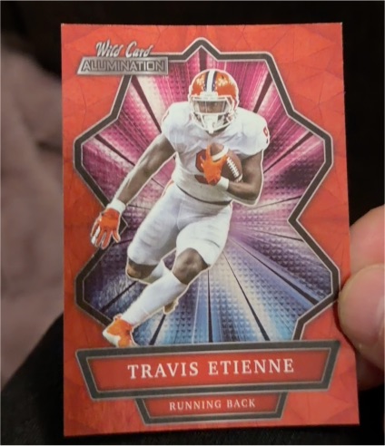 2021 Wild Card Alumination #ABC-10 Travis Etienne — front
