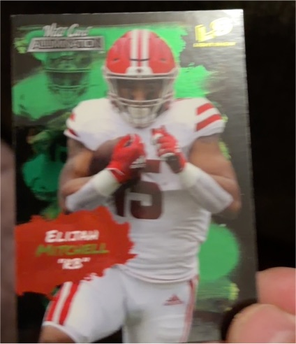 2021 Wild Card Alumination Light Show #LS-46 Elijah Mitchell — front