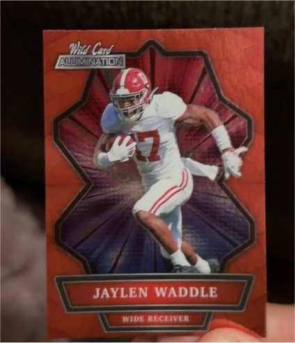 2021 Wild Card Alumination #ABC-12 Jaylen Waddle — front
