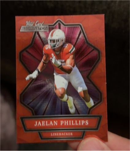 2021 Wild Card Alumination #ABC-55 Jaelan Phillips — front
