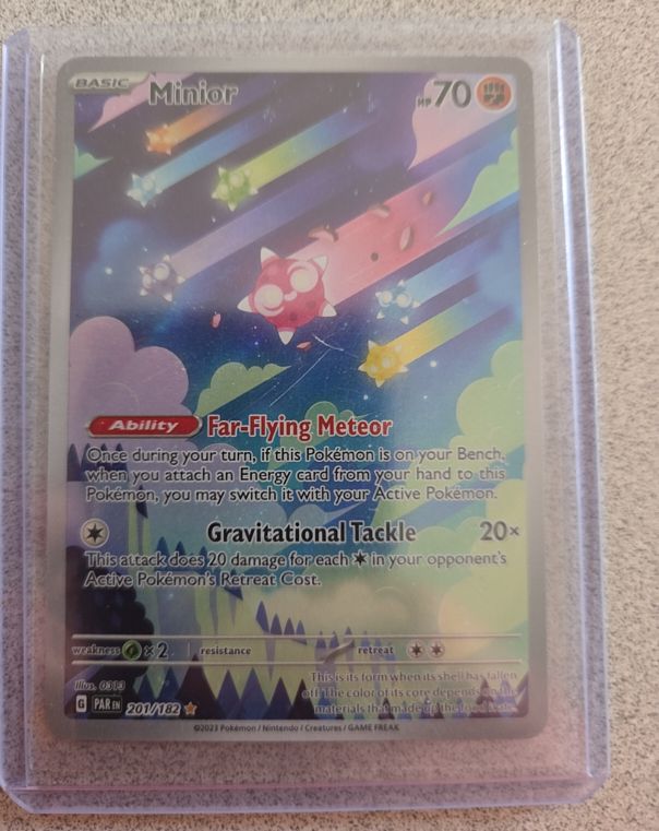 2023 Pokemon SV04 Paradox Rift #201 Minior — front