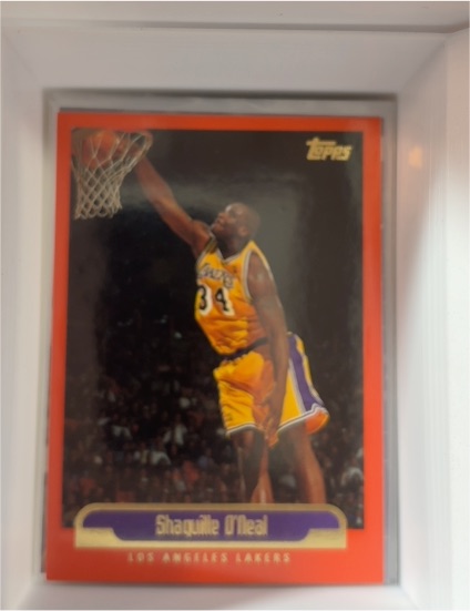 1999-00 Topps #23 Shaquille O'Neal — front