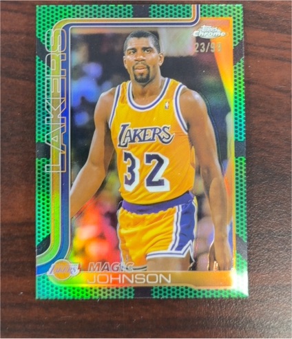 2025-26 Topps Chrome #244 Magic Johnson — front