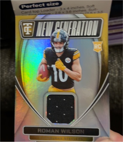 2024 Panini Totally Certified New Generation Jerseys #NGJ-RWN Roman Wilson — front