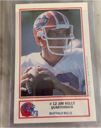 1987 Erie County Sheriff's #4 Jim Kelly — front