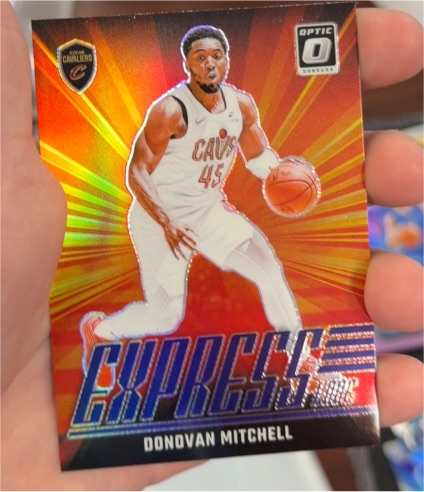 2024-25 Panini Donruss Optic Express Lane #12 Donovan Mitchell — front