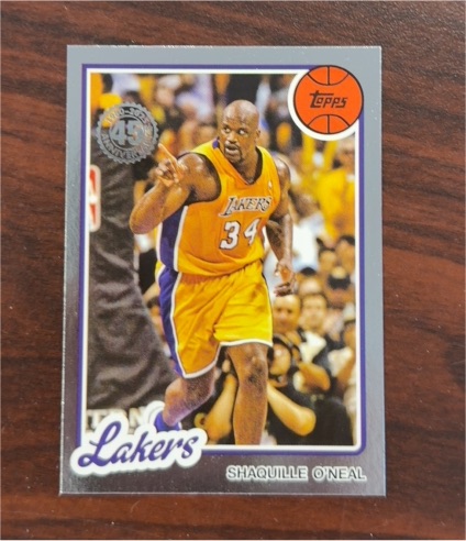 2025-26 Topps 1980-81 Topps Basketball #80BK-4 Shaquille O'Neal — front