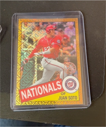 2022 Topps Series 1 1987 Topps Chrome Mojo #T87C-25 Juan Soto — front