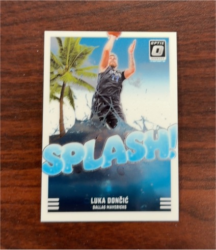2024-25 Panini Donruss Optic #1 Luka Doncic Splash! — front