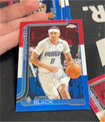 2025-26 Topps Chrome #103 Anthony Black — front
