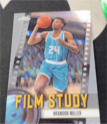 2024-25 Topps Chrome #FS-16 Brandon Miller Film Study — front