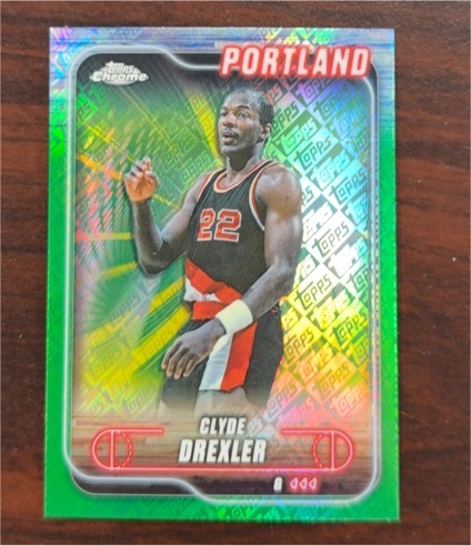 2024-25 Topps Chrome #30 Clyde Drexler — front