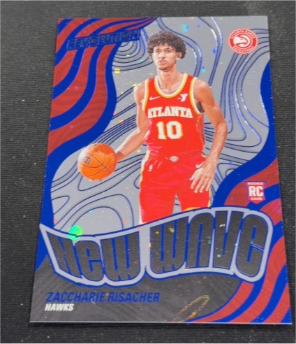2024-25 Panini Revolution #9 Zaccharie Risacher New Wave Rookie — front