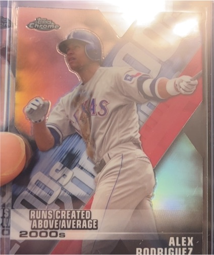 2020 Topps Chrome Decade of Dominance Die Cut #DOD-13 Alex Rodriguez — front