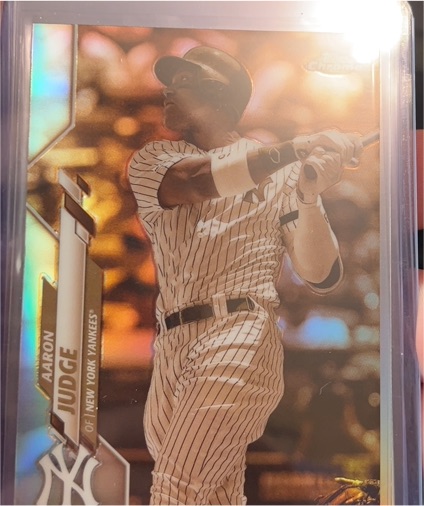 2020 Topps Chrome #50 Aaron Judge Sepia Refractor — front