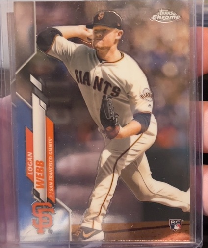 2020 Topps Chrome #117 Logan Webb — front