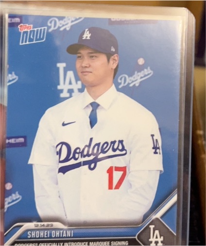 2023 Topps Now #OS-23 Shohei Ohtani — front