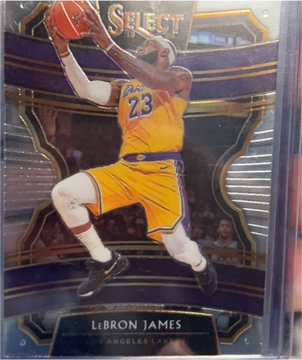 2019-20 Panini Select Concourse #47 LeBron James — front