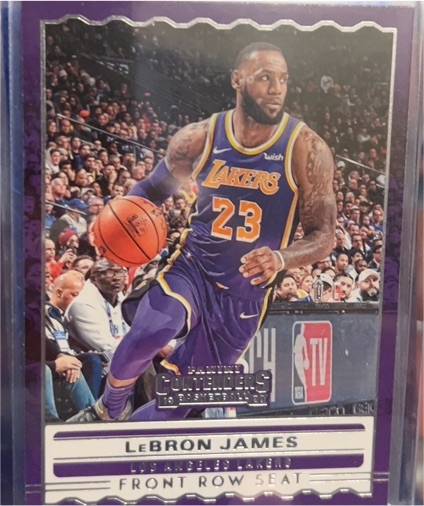 2019-20 Panini Contenders #3 LeBron James Front Row Seat — front