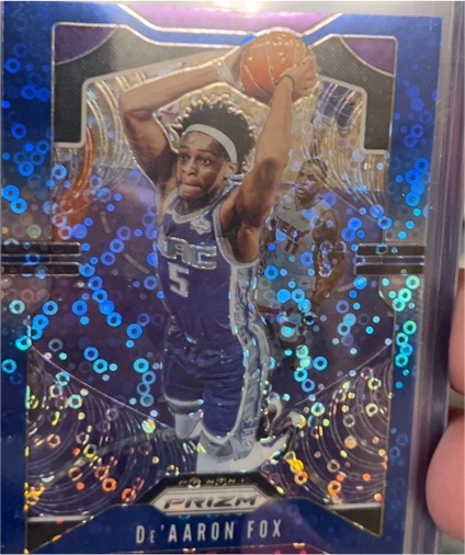 2017-18 Panini Prizm Fast Break Emergent #EM-DEA De'Aaron Fox — front