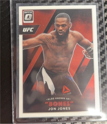 2022 Panini Donruss Optic UFC #18 Jon Jones Also Known As Bones Insert — front