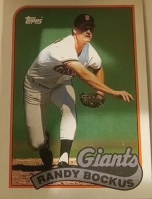 1989 Topps #733 Randy Bockus — front