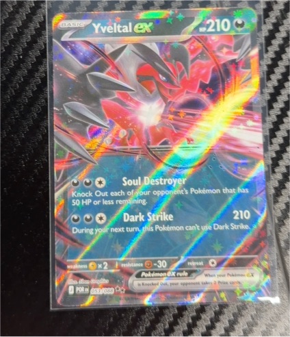 2014 Pokémon XY Phantom Forces #053 Yveltal EX — front