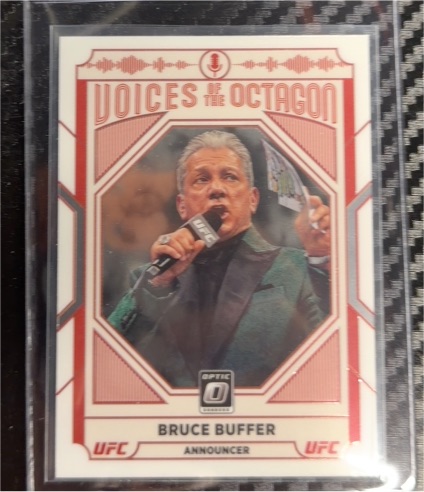 2022 Panini Donruss Optic UFC #121 Bruce Buffer Voices of the Octagon — front