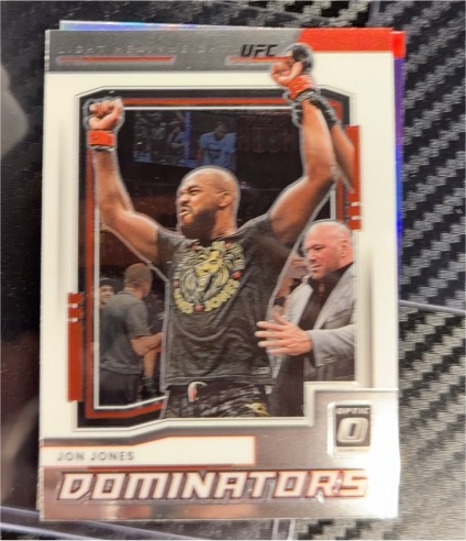 2022 Panini Donruss Optic UFC #11 Jon Jones Dominators — front