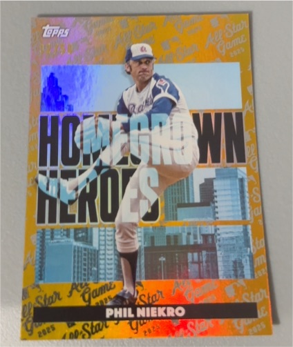 2025 Topps All-Star Game #HH-23 Phil Niekro — front