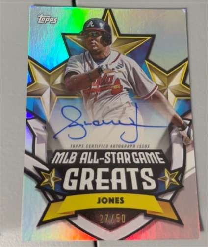 2025 Topps All-Star Game Greats #ASGG-21 Andruw Jones — front