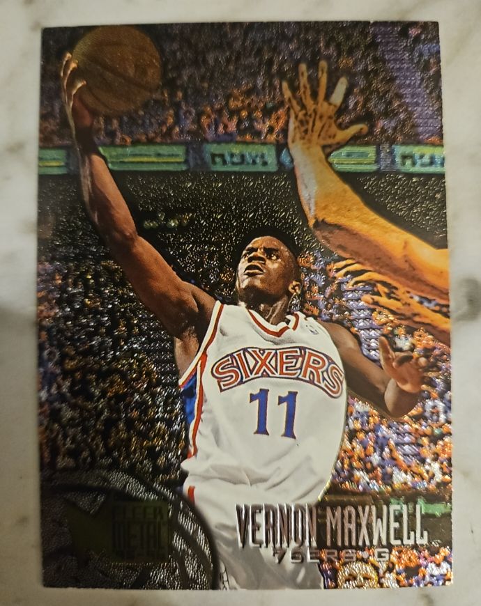 1995-96 Fleer Metal #177 Vernon Maxwell — front