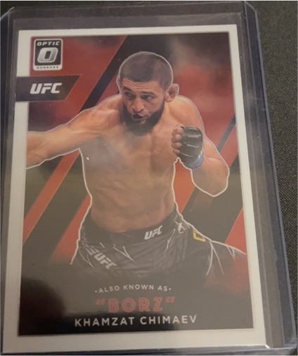 2022 Panini Donruss Optic UFC #23 Khamzat Chimaev — front