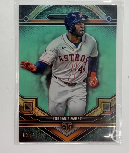 2024 Topps Triple Threads #80 Yordan Alvarez — front
