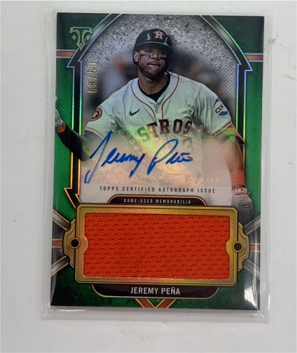 2024 Topps Triple Threads #AJR-JP Jeremy Peña — front