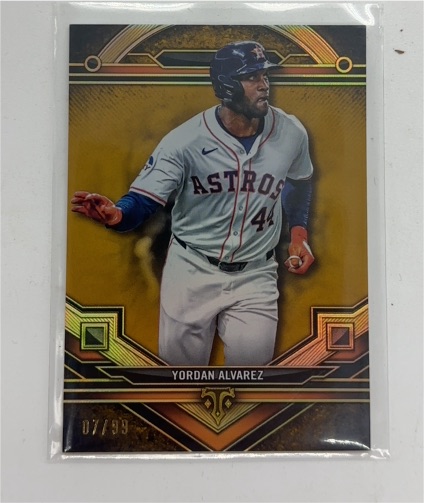 2024 Topps Triple Threads #80 Yordan Alvarez — front