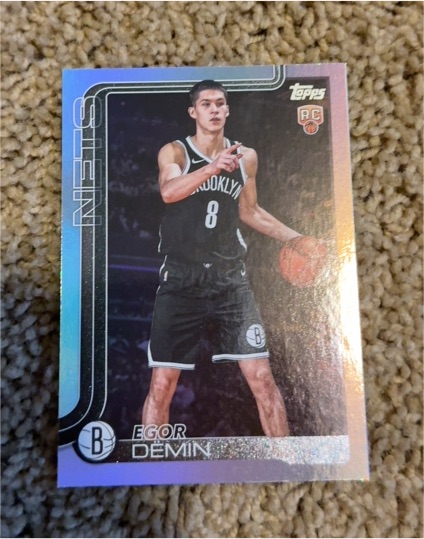 2025-26 Topps #208 Egor Demin — front